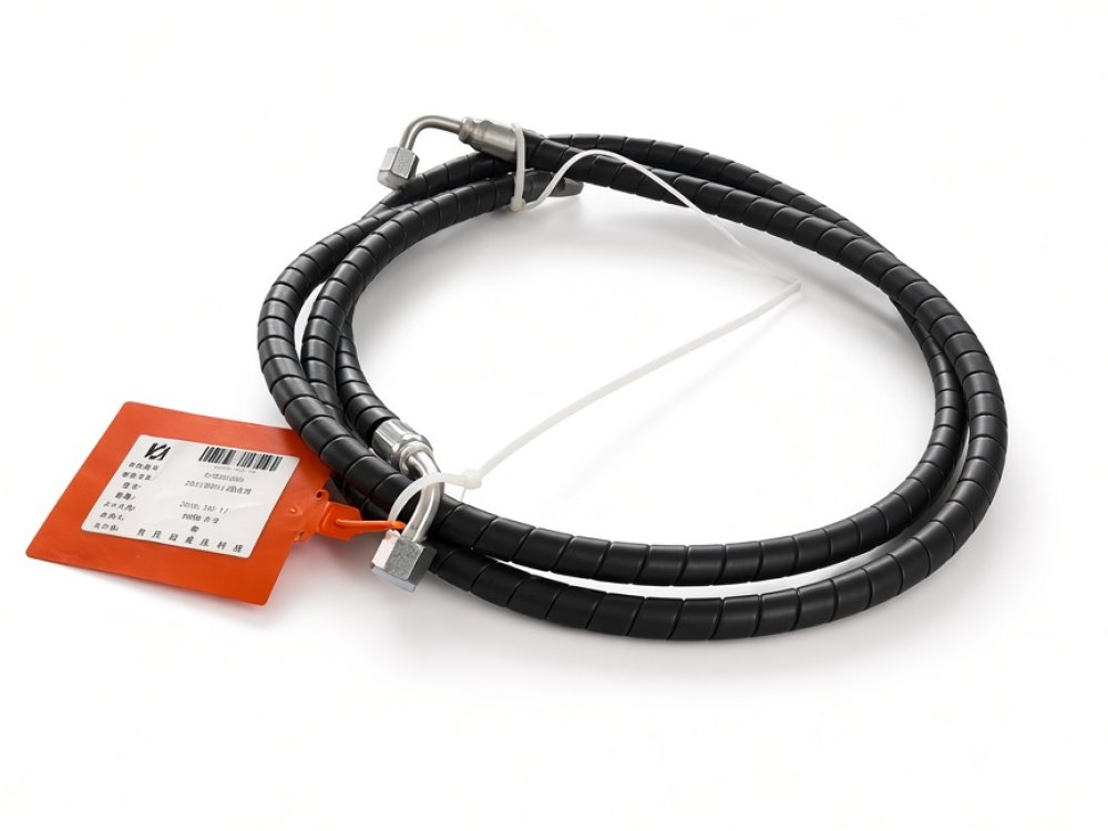 Couple Hydraulic Hoses for rotary screening bucket (ZA10-16)