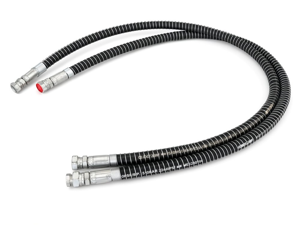 Couple Hydraulic Hoses for breaker (ZA20A - ZA38A)
